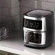 Фритюрниця без масла мультипіч 3500W ZP-111 сенсорна аерофрітюрниця з таймером 7л для дому - зображення 9