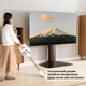 Настільна стійка для телевізора OfficePro TVS433 32"-85" Black/Walnut wood (TVS433) - зображення 9