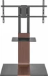 Настільна стійка для телевізора OfficePro TVS605 45"-90" Black/Walnut wood (TVS605) - зображення 1