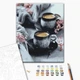 Картина по номерам Кофе в чашках (BS52053) Brushme 40x50 см - изображение 2