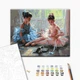 Картина по номерам Балерины с котенком (BS51984) Brushme 40x50 см - изображение 2