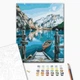 Картина по номерам Лодка у озера Брайес (BS29450) Brushme 40x50 см - изображение 2