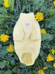 В'язаний Светр для Собак Hand Made Розмір S Колір Жовтий із Зайчиком (00352) - зображення 4