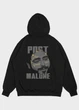 Чоловіче худі MODNO з принтом Hip-Hop/Post Malone S Чорний (HD004-7-BL-004-1-150) - изображение 2