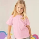 Дитяча футболка JHK, KID T-SHIRT, базова, однотонна, для дівчинки, рожева, розмір 140, на 9/11 років - зображення 2
