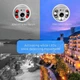 Уличная поворотная IP-камера RTZ Wi-Fi UKC Smart Home Camera A6 4.0 Mp с удаленным доступом iCSee White/Белая - изображение 4