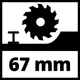 Пила циркулярна ручна Einhell TC-CS 1410 (4331050) - зображення 6