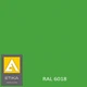 Краска порошковая полиэфирная Etika Tribo Зеленая RAL 6018 матовая - изображение 1