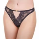 Трусики-стринги женские кружевные Felisiya Lingerie Черный 225-170кп М - изображение 1