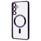 Чехол ударостойкий с защитой камер WAVE Metal Color Case with Magnetic Ring Samsung Galaxy S25 Plus deep purple - изображение 1