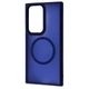 Чохол матовий MagSafe WAVE Matte Insane Case with Magnetic Ring для Samsung Galaxy S22 Ultra Midnight Blue - зображення 1