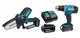Пила ланцюгова акумуляторна Makita DUC101Z з шурупокрутом Makita DDF453BEO1 (10 см, 8 м/с, 320 Вт, BL, LXT) - зображення 1