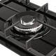 Газовая варочная поверхность Domino Perfelli HGM 31404 BL, черная эмалированная компактная на 1 турбо конфорку - изображение 10