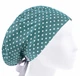Медицинская шапочка женская HeadwearUniverse универсальная принт Горох мелкий белый - изображение 1