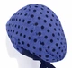 Медицинская шапочка женская HeadwearUniverse универсальная принт Горох на джинсовом - изображение 2