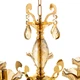 Люстра классическая Flora OU003/5/gold металлическая с медовыми плафонами (21-81-OU003/5/gold) - изображение 5