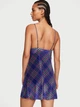 Нічна сорочка Victoria's Secret (7000R00905041QAKS) Velvet Slip Dress велюрова S синя - зображення 2