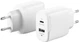 Мережевий зарядний пристрій Alogic Rapid Power 32W (20+12W) 2 port GaN Wall Charger White (WCG2X32-EU) - зображення 2