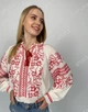 Жіноча вишита сорочка хрестиком S білий (5675) - зображення 1
