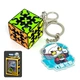 QiYi Gear cube 3x3 keyring Брелок шестеренчастий кубик Рубіка 3х3 - зображення 1