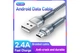 Кабель Remax USB-Micro-USB (RC-124m Black) - зображення 3
