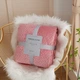 Плед-покрывало Soft Warm Fluffy Blanket 70х100 см Ярко-розовый - изображение 1