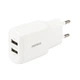 Мережевий зарядний пристрій Remax RP-U22m 2.4A 2 USB плюс кабель microUSB 220V EU білий - зображення 6