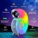Портативная смарт колонка часы для сна и пробуждения на аккумуляторе G-Smart Pro Snail G70 Conch Music Lamp LED Bluetooth App control - изображение 2