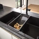 Коландер для кухонной мойки HANSGROHE F14 190x426x123мм пластиковая черная 40963000 - изображение 6