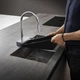 Коландер для кухонной мойки HANSGROHE F14 190x426x123мм пластиковая черная 40963000 - изображение 7