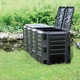 Компостер садовий Prosperplast PIKSM1600C-S411 1600 л 2610 x 719 x 826 мм 4 модулі Чорний - зображення 3