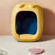 Туалет для котів Taotaopets 268802 Лоток для котів 40*30*20 cm Yellow з лопаткою - зображення 3