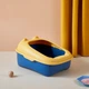 Туалет для котів Taotaopets 268802 Лоток для котів 40*30*20 cm Yellow з лопаткою - зображення 4