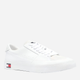 Sneakersy męskie skórzane do kostki Tommy Hilfiger THIEM0EM01106YBR 42 Białe (8720643610290) - obraz 2