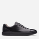 Sneakersy męskie skórzane do kostki Clarks CLA26144904 41.5 Czarne (5050408953700) - obraz 1