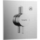 Зовнішня частина прихованого змішувача HANSGROHE DuoTurn E хром латунь 155x155мм 75617000 - зображення 1