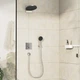 Внешняя часть смесителя без скрытой части HANSGROHE DuoTurn E хром латунь 155x155мм 75417000 - изображение 7