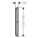 Перемикач потоку HANSGROHE ShowerSelect Comfort E прихованого монтажу латунний бронза 15573140 - зображення 2