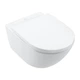 Унитаз подвесной безободковый белый VILLEROY&BOCH Subway 3.0 с сиденьем с микролифтом 4670TS01 - изображение 1