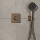 Зовнішня частина змішувача без прихованої частини HANSGROHE ShowerSelect Comfort E бронзовий латунь 155x155мм 15572140 - зображення 4