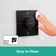 Внешняя часть смесителя без скрытой части HANSGROHE ShowerSelect Comfort E черный латунь 155x155мм 15572670 - изображение 7