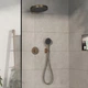 Внешняя часть смесителя без скрытой части HANSGROHE ShowerSelect Comfort S бронзовый латунь 155мм 15554140 - изображение 5