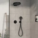 Внешняя часть смесителя без скрытой части HANSGROHE ShowerSelect Comfort S черный латунь 155мм 15554670 - изображение 5