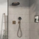 Зовнішня частина змішувача без прихованої частини HANSGROHE ShowerSelect Comfort Q бронзовий латунь 155x155мм 15583140 - зображення 5