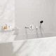 Вилив HANSGROHE Tecturis E прихованого монтажу 210см латунний хром 73410000 - зображення 5