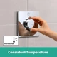 Внешняя часть смесителя без скрытой части HANSGROHE ShowerSelect Comfort E хром латунь 155x155мм 15572000 - изображение 3