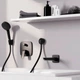 Внешняя часть смесителя без скрытой части HANSGROHE Logis черный латунь 155x155мм 71405670 - изображение 5