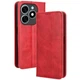 Чохол-книжка Deexe Retro Style для TECNO Spark 20 / Infinix Smart 8 Plus - Red - зображення 1