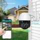 Камера наружного наблюдения беспроводная 360 IP-камера 1080P Wi-Fi 4K Белый (SH771177) - изображение 2