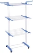 Сушилка для белья напольная Синий Tiers Garment Rack With Wheels (SH7711257) - изображение 6